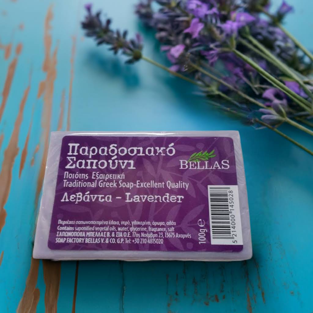 Savon à l’huile d’olive à la lavande de Crète