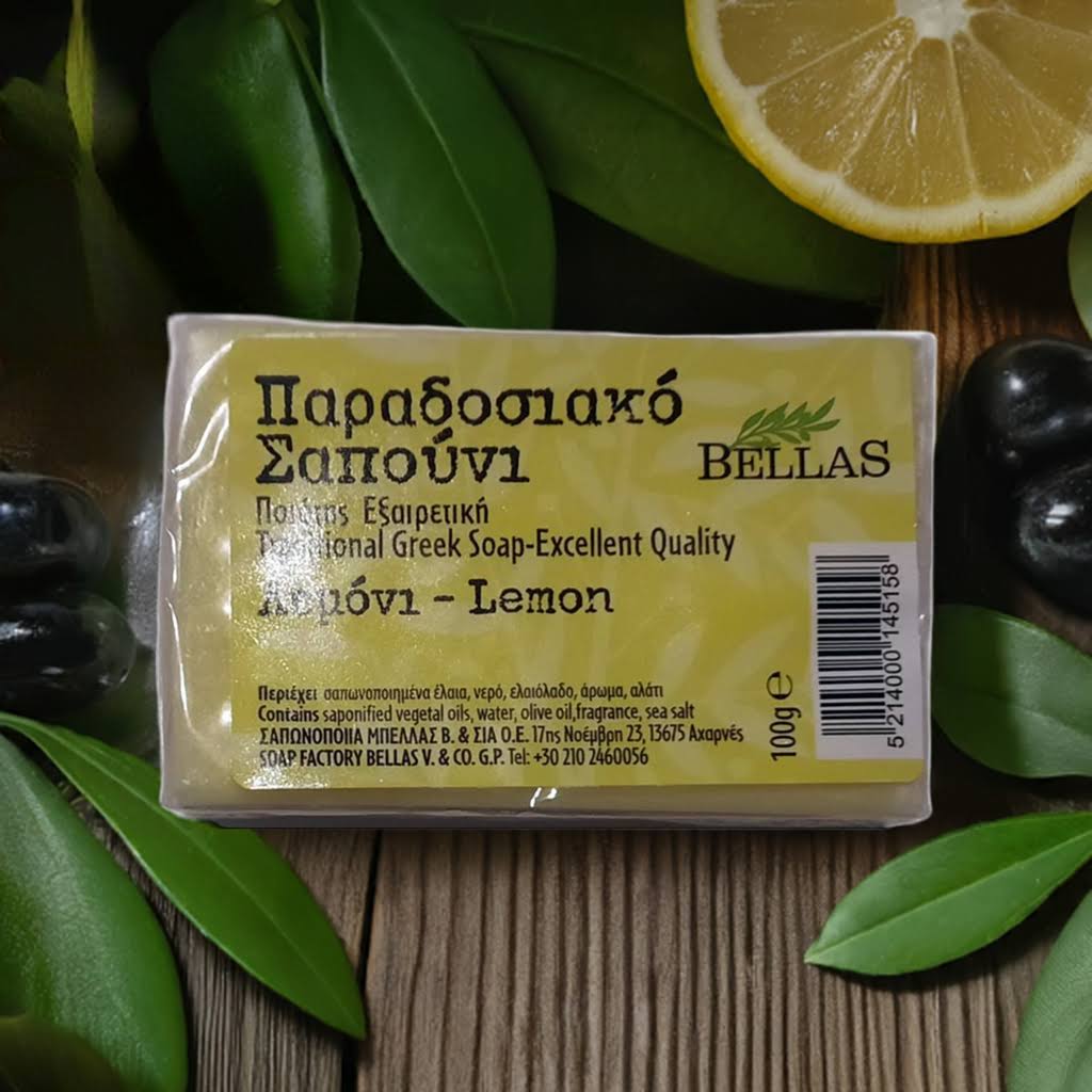 Savon à l’huile d’olive au citron de Crète