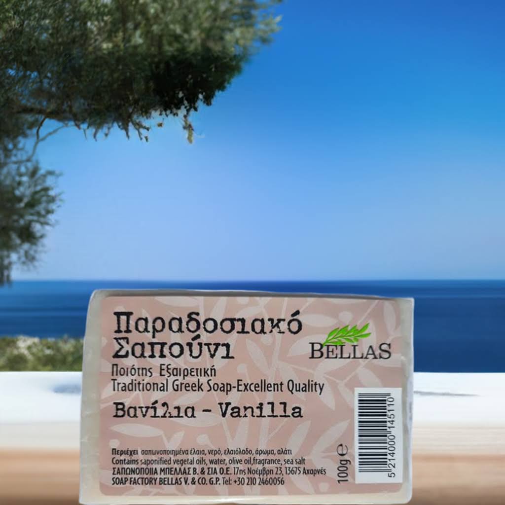 Savon à l’huile d’olive à la vanille de Crète